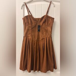 Express Brown Mini Dress S